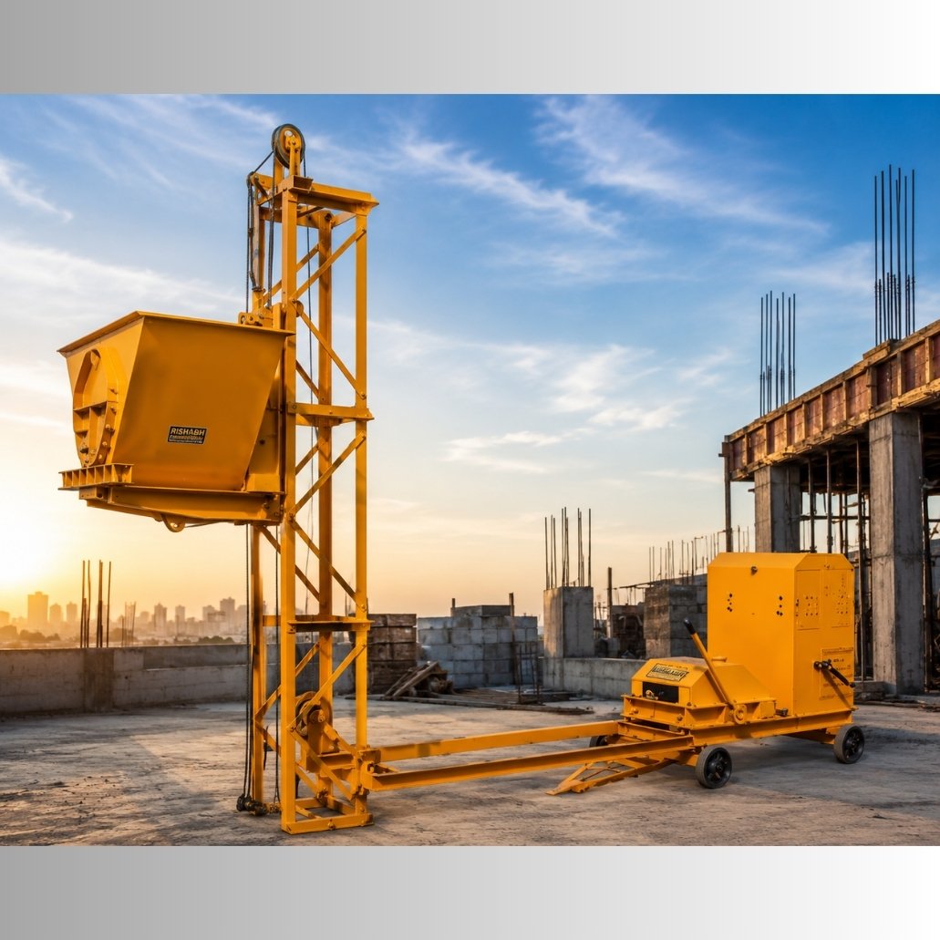 Concrete Mixer with Hopper